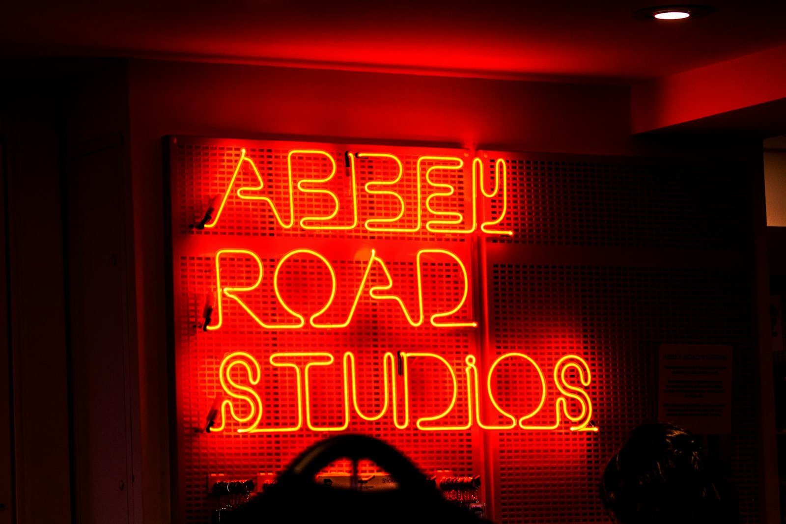 Abbey Road Studios neon sign