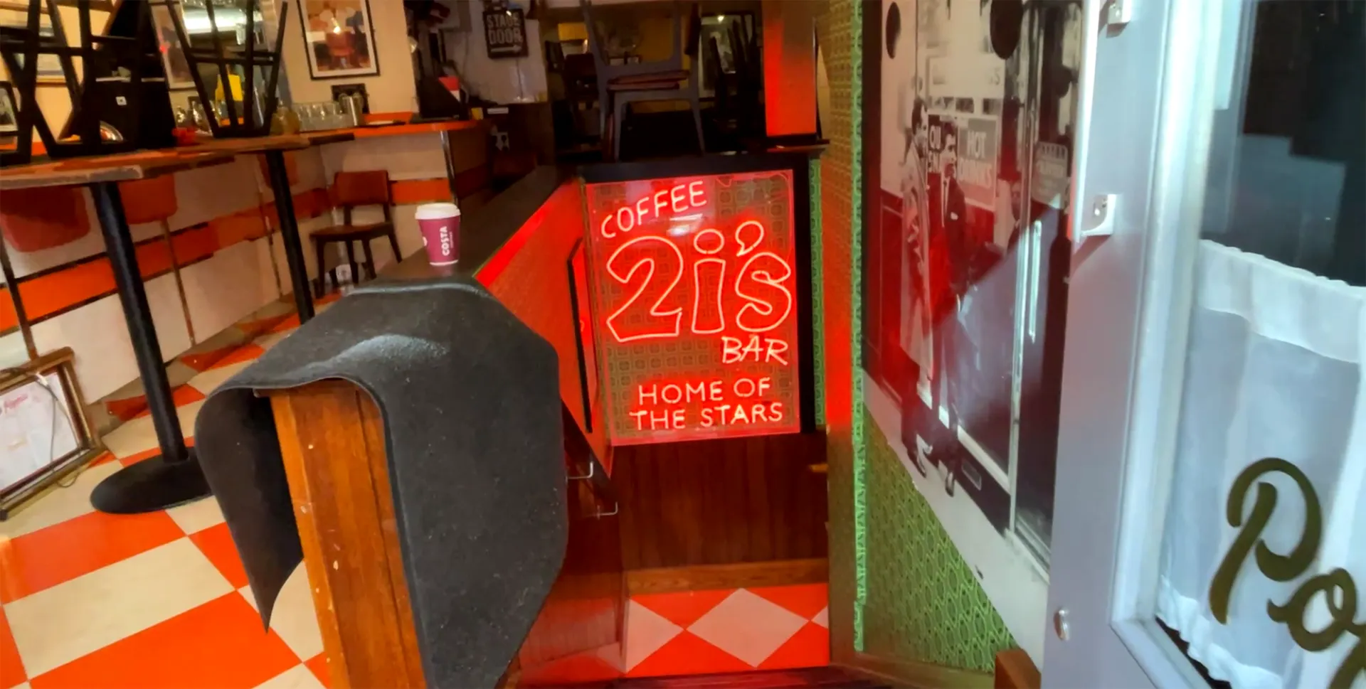 Site of the 2i's Coffee Bar in Old Compton Street Soho, London